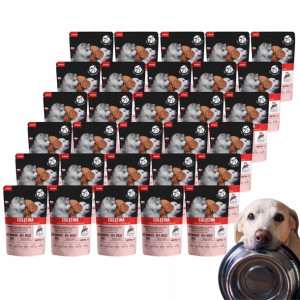 PETREPUBLIC Junior dla psów cielęcina 100g x 30