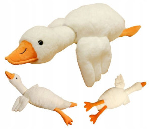 Poduszka Gęś Maskotka Pluszak RUCHOMA GĘŚ 160 cm
