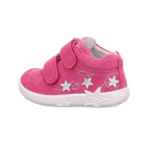 Superfit Sneakersy Starlight Pink Rzep