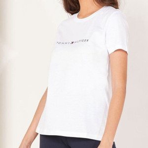 Tommy Hilfiger t-shirt koszulka damska bluzka biały UW0UW01618 XS
