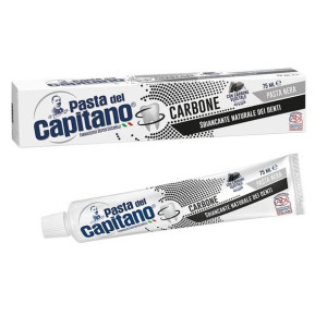 Pasta del Capitano Carbone wybielająca pasta do zębów węglem aktywnym 75ml