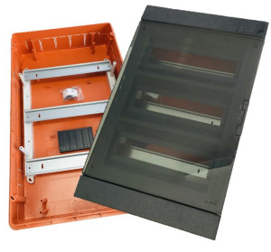 Rozdzielnia podtynkowa 3x12 IP40 S-36 czarna