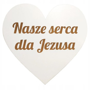Komunia dekoracje duże serce dla Jezusa Komunia 40