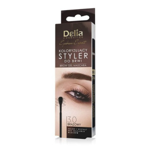Delia Eyebrow Expert Brow koloryzujący styler do brwi 3.0 Brązowy 11ml