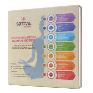 Sattva Chakra Balancing  naturalne kadzidła harmonizujące czakry 49szt