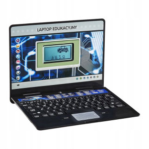 Laptop edukacyjny dwujęzyczny Smily Play czarny