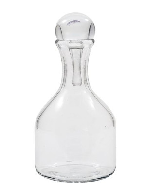 Elegancka karafka z wrzosowym korkiem