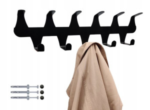 Wieszak Ścienny LOFT 50cm na Przedpokój i Ubrania