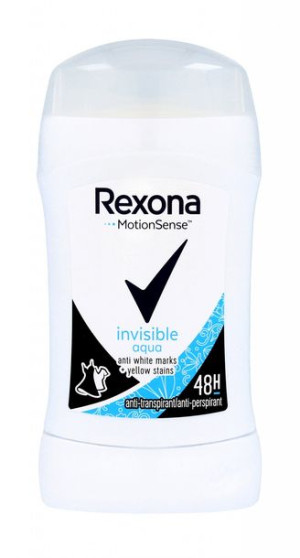 Rexona Invisible Dezodorant damski w sztyfcie Aqua 40ml