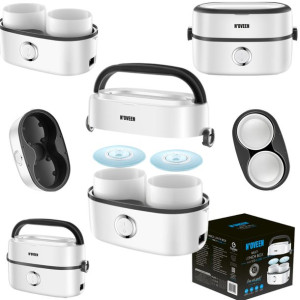 Elektryczny podgrzewacz na żywność Multi Lunch Box + akcesoria
