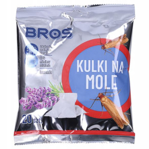 Kulki Środek Mole Odzieżowe Ubraniowe Lawenda 20