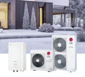Pompa ciepła LG Therma V Hydrosplit 16 kW Monoblok HU163MRB.U30