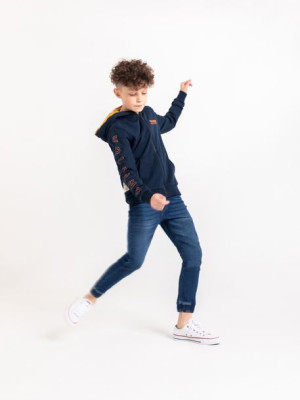 Joggery jeansowe chłopięce D-MESSI JUNIOR 122-128