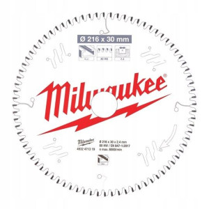 Milwaukee Tarcza Pilarska Do Aluminium 216x30 80tf