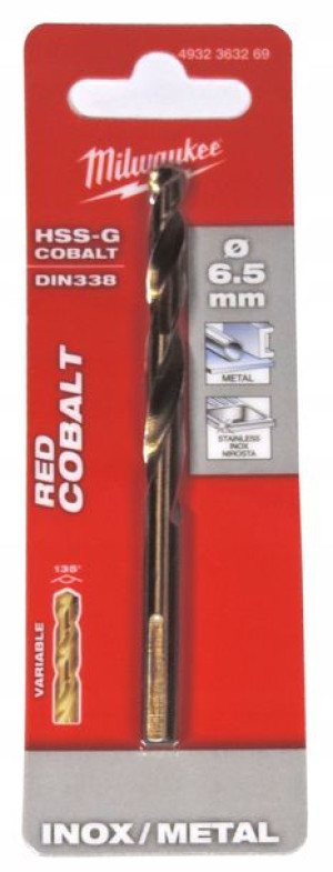 Wiertło Hss-g Co 6.5mm 4932363269 Milwaukee