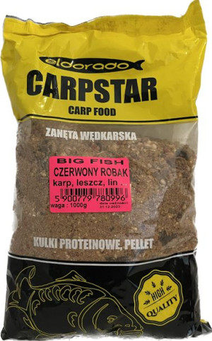 Big Fish Carpstar Czerwony Robak 1kg