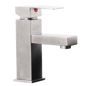 Bateria umywalkowa stal szczotkowana INOX
