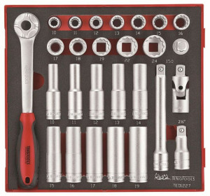 Zestaw kluczy nasadowych 1/2 Teng Tools TED1227