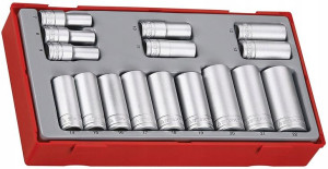 Zestaw 16 kluczy nasadowych 3/8 Teng Tools TT3816