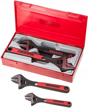 Zestaw 4 kluczy nastawnych Teng Tools TTADJ04