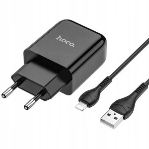 HOCO ładowarka USB + kabel do Lightning 2A N2