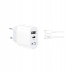 Xo L97 1x Usb 1x Usb-c 2,4a + Kabel Usb-c - Usb-c