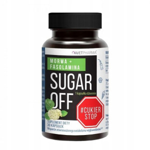 SUGAR OFF Morwa + fasolamina 30 kaps. metabolizm