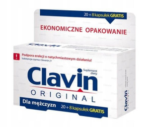 CLAVIN dla mężczyzn na potencję 20+8 kaps.