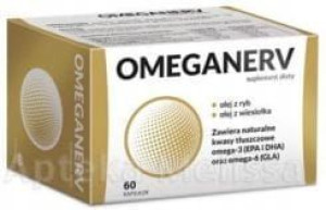 OMEGANERV kwas tłuszczowy Omega 3 60 kapsułek