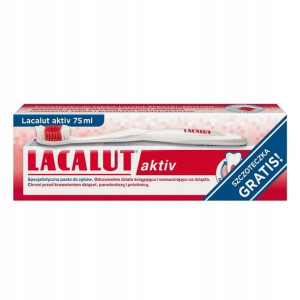 LACALUT Aktiv pata 75 ml + srebrna szczoteczka