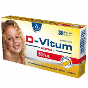 D-Vitum witamina D 800 j.m. 30 kaps. twist-off
