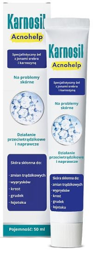 KARNOSIL ACNOHELP żel z jonami srebra 50 ml