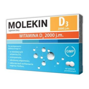 MOLEKIN D3 2000j.m. 60 kaps.