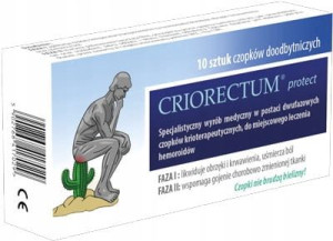 CRIORECTUM PROTRCT czopki krioterapeutyczne 10 szt