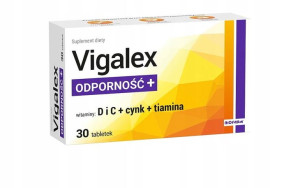 Vigalex Odporność+ 30 tabl. D, C, Cynk, Tiamina