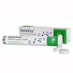 GELOVOX porzeczka-mięta 10 tabl. na gardło
