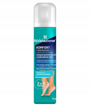 NIVELAZIONE Antyperspirant do stóp jedwab 180 ml