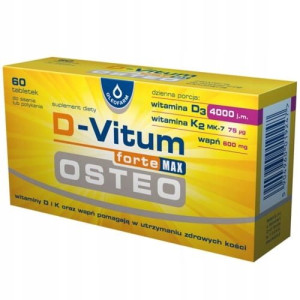 D-Vitum forte MAX OSTEO 60 tabletek