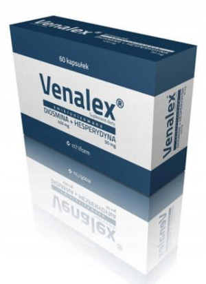 VENALEX 60 KAPS. diosmina, hesperydyna