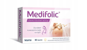 MEDIFOLIC kwas foliowy 400 90 tabletek