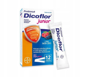 Dicoflor Junior probiotyk dla dzieci 12 sasz.