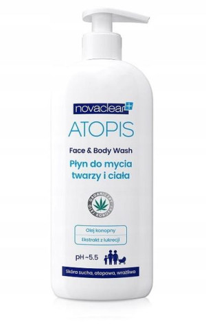 Novaclear ATOPIS płyn do mycia twarzy, ciała 500ml