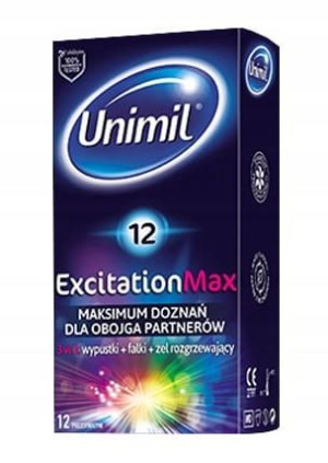 Prezerwatywy Unimil Excitation Max 12 szt.