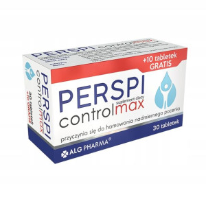 Perspicontrol MAX 40 tab. hamuje nadmierne pocenie