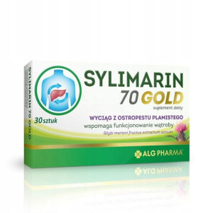 Sylimarin 70 GOLD 30 tabl. na wątrobę, Ostropest