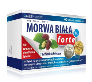 MORWA BIAŁA Plus FORTE 60 tabl. AvetPharma