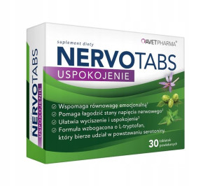 NERVOTABS uspokojenie 30 tabl. AvetPharma