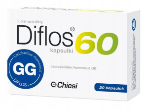 Diflos 60 20 kaps. probiotyk, układ pokarmowy