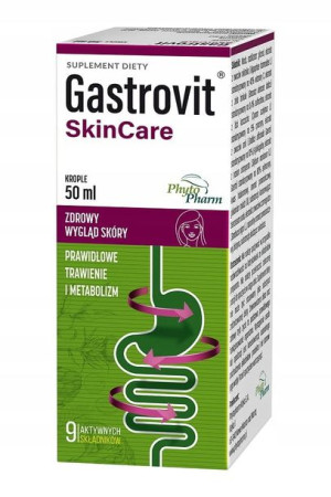 Gastrovit SkinCare krople 50 ml trawienie, skóra