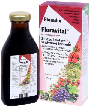 Floradix Floravital produkt bezglutenowy 250 ML